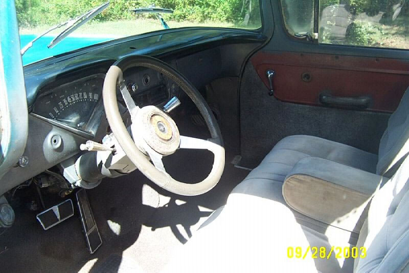 The Interior Before I cleaned it up